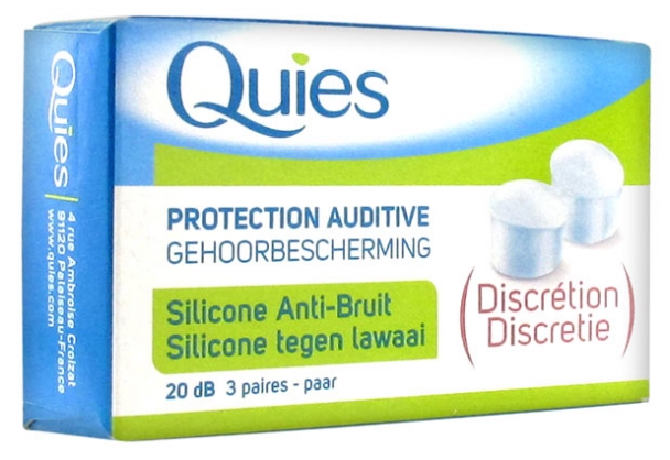 QUIES Protection Auditive Cire Anti bruit 6 Unites